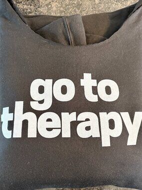 NWOT Flashdance style Therapy sweatshirt